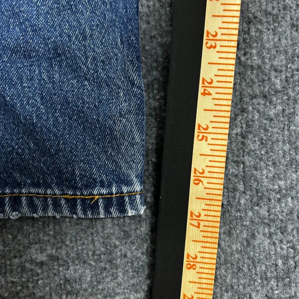 Levi's Jeans Mens Size 40x30 Blue 505 Regular Fit Straight Leg Denim Faded Good